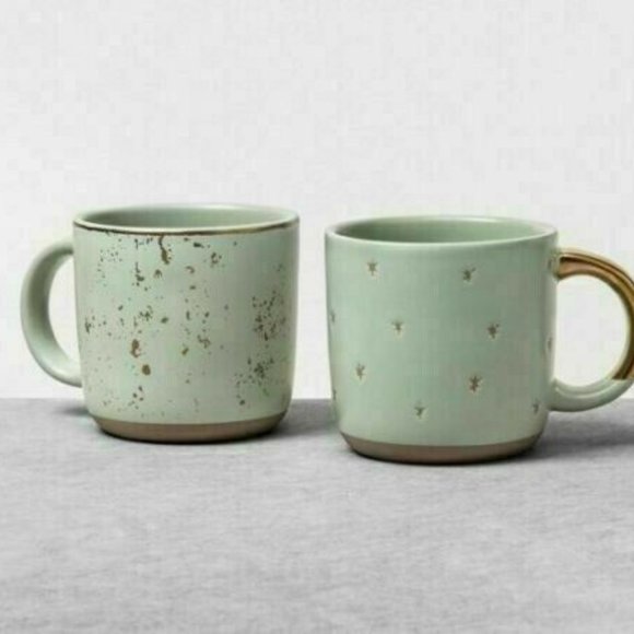 Hearth & Hand Other - Hearth and Hand Magnolia Green Mini Coffee Mug Drinkware Stoneware Set
